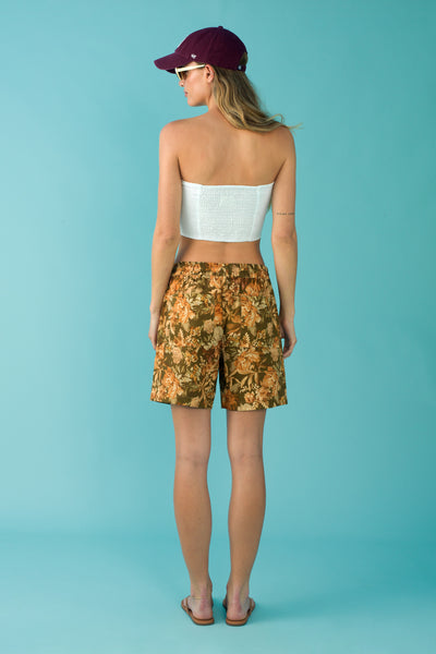 Linen Lounge Short - Botanical Floral