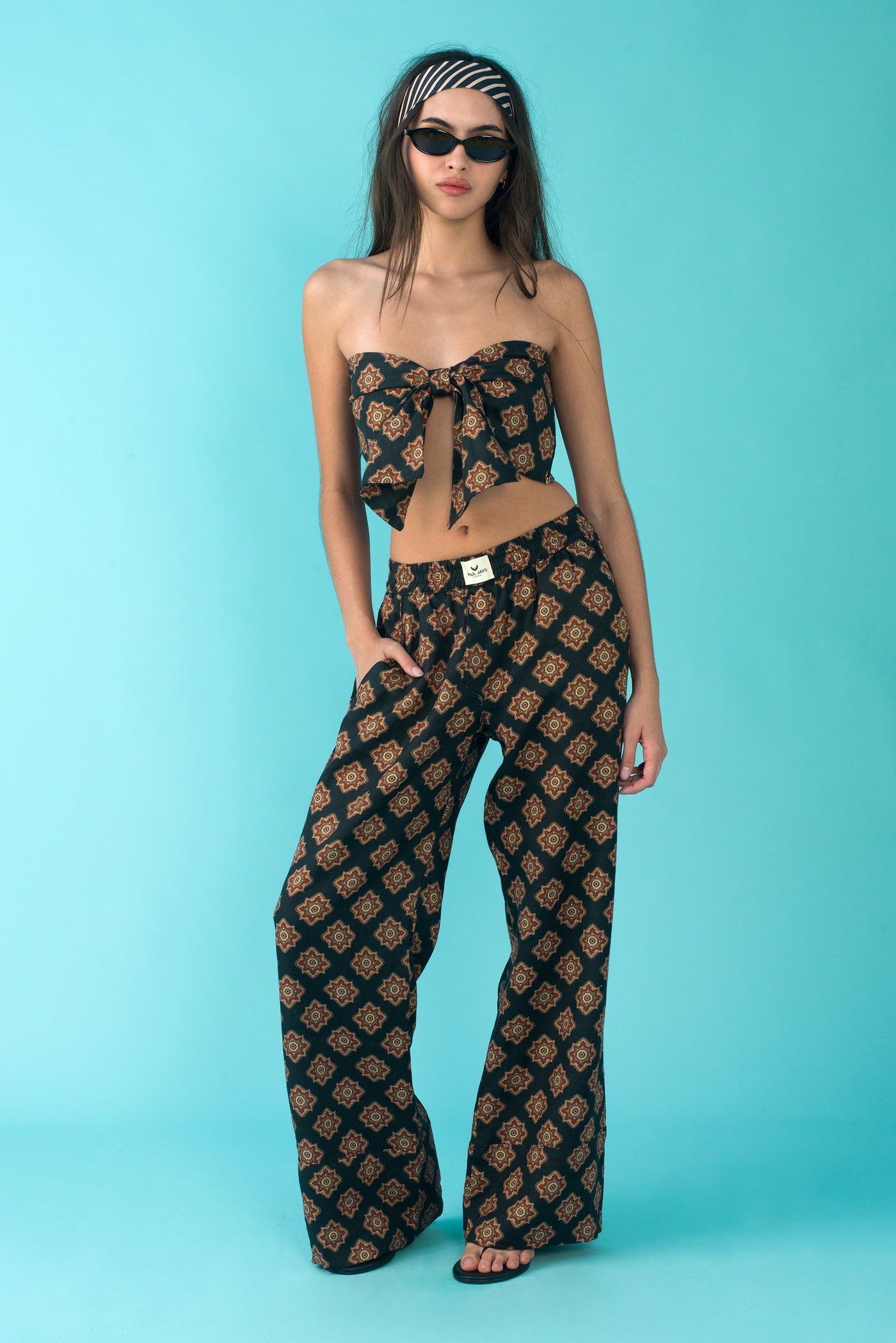 Women’s Bandeau Top - Geo Print - 3 of 6