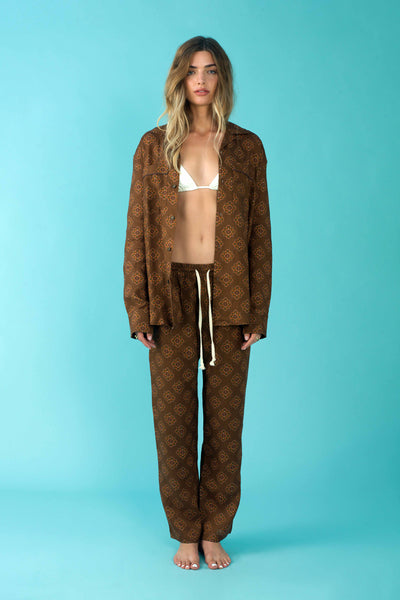 Long Set - Geo Print