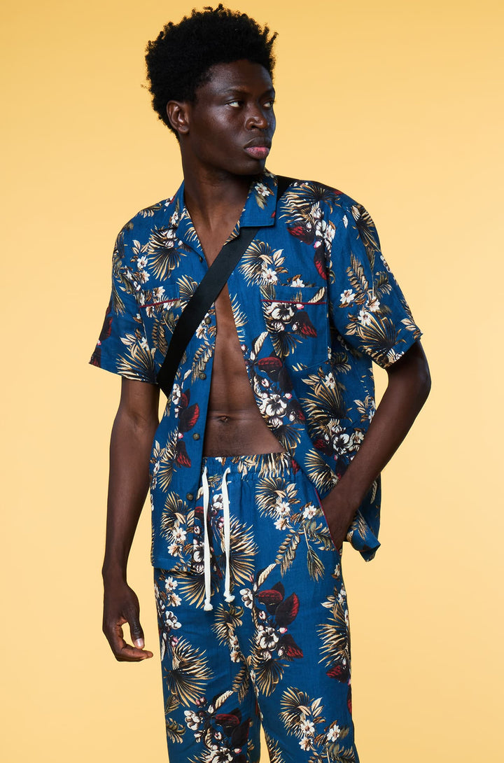 Men’s Linen Set - Blue Hawaiian Weekend - 5 of 5