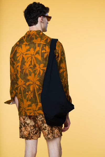 Men’s Pajama Set - Orange Palm Olive Botanical Combo - 5 of 5